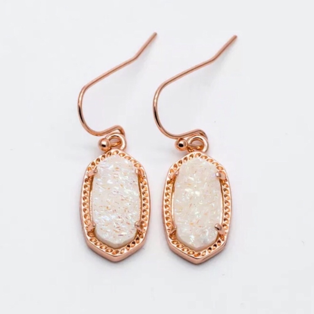 Kendra Scott • Iridescent Drusy Lee Earrings - Picture 6 of 6